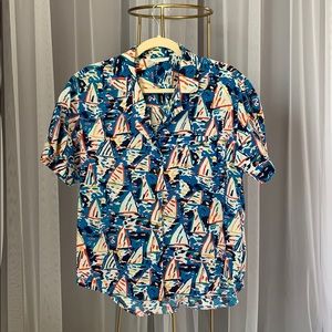 Jones New York Sport Sailboat Buttondown